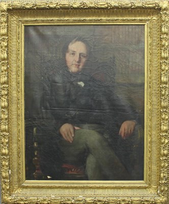 Lot 651 - English School, circa 1870/Portrait of Mr...