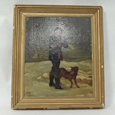 Lot 661 - After Thomas Baker/A Woodcutter and his Dog in...