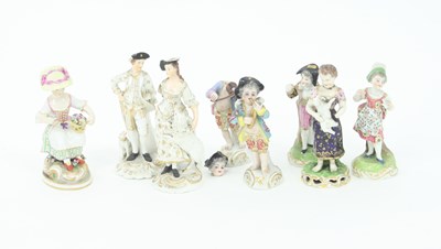 Lot 781 - A pair of Derby figures, early 19th Century,...