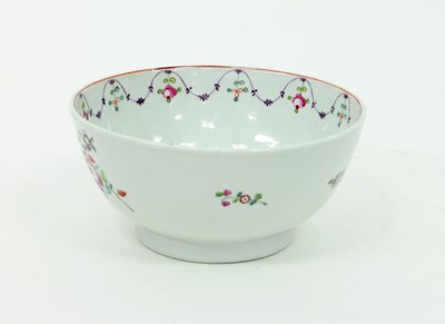 Lot 794 - A New Hall slop basin, circa 1790, painted...