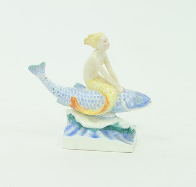 Lot 842 - A Royal Worcester figure of a Mermaid,...