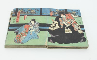 Lot 909 - Osaka School mid 19th Century, a book of...