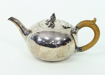 Lot 1019 - A silver teapot, Edward Farrell, London 1832,...