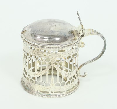 Lot 1030 - A George III silver mustard pot, Thomas Daniel,...