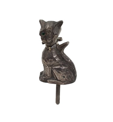 Lot 1052 - A silver bonnet mascot in the manner of Louis...