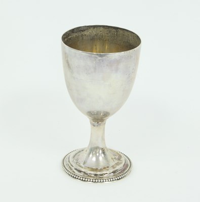 Lot 1074 - A Victorian silver goblet, London 1867, of...