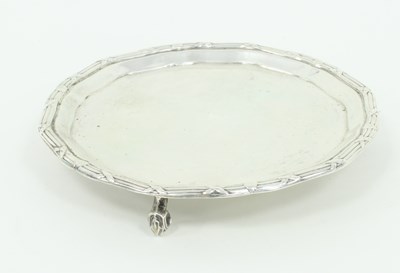 Lot 1087 - A circular silver waiter, Jay, Richard...