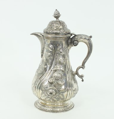 Lot 1127 - A silver Victorian water jug, Robert Harper,...