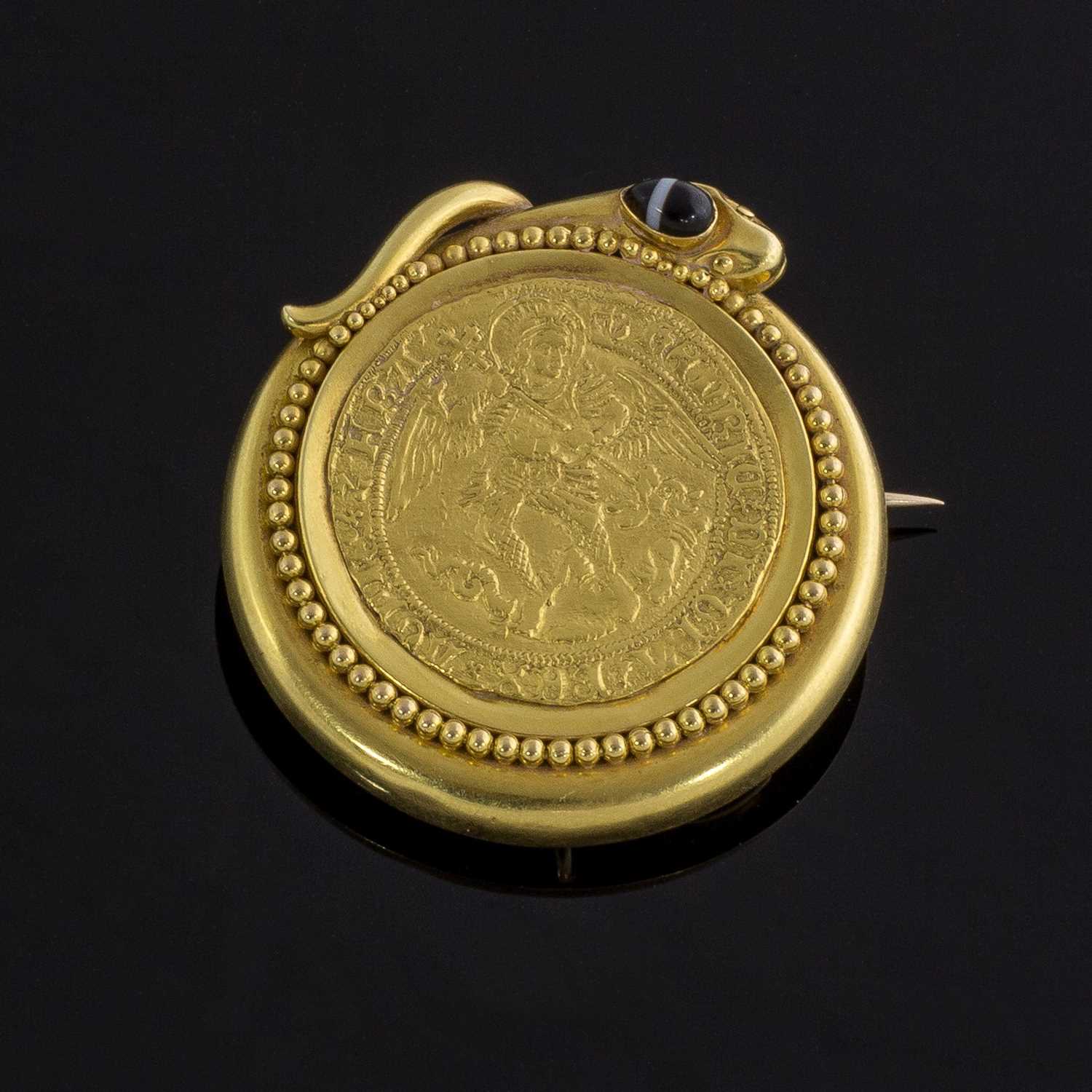Lot 1294 - A Henry VII gold angel coin, anchor mint mark,...