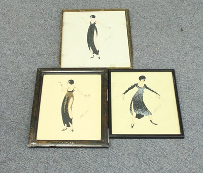 Lot 36 - After Ert?© [ARR]/Three 1930s Fashion...