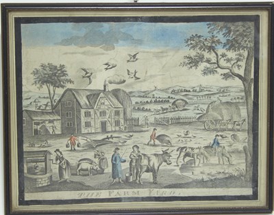 Lot 45 - Early 19th Century Naive School/The Farm...