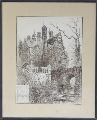 Lot 90 - A G Cooper [ARR]/Rokeby/a ruined house with a...