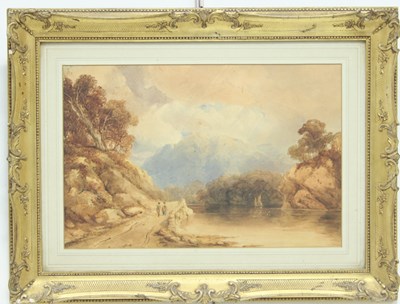 Lot 123 - Attributed to Copley Fielding/Figures Walking...