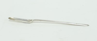 Lot 245 - A George I silver marrow scoop, John Harwood,...