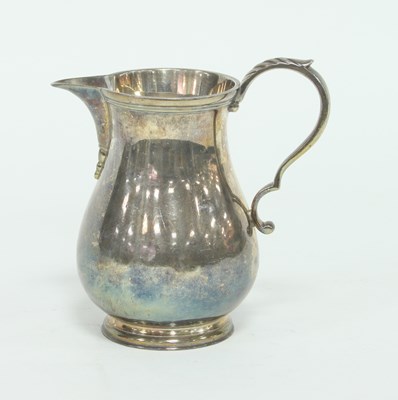 Lot 265 - A silver jug, Crichton Brothers, Britannia...