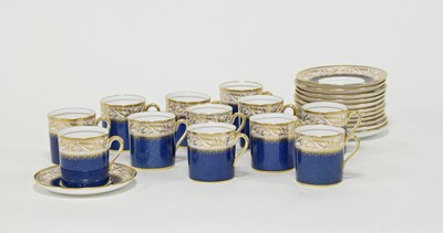 Lot 379 - A Spode 'Oaklea' pattern coffee set comprising...