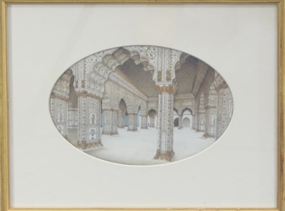 Lot 407 - Mughal School, circa 1830/The Diwan-i-Khas or...