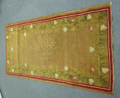 Lot 573 - A French Savonnerie rug, circa 1870, with...