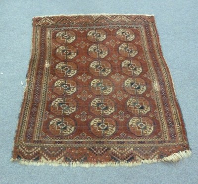 Lot 575 - An Bokhara rug, 120cm x 100cm