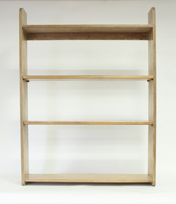 Lot 581 - A pine bookcase, 122cm high, 91cm wide