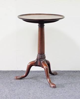 Lot 715 - A George III mahogany table, the dished...