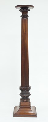 Lot 757 - A mahogany jardiniere stand of octagonal form,...