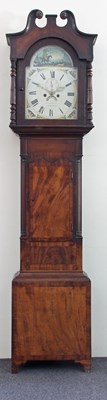 Lot 823 - An early 19th Century mahogany longcase clock,...