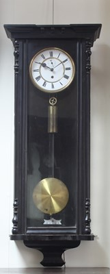 Lot 832 - A late 19th Century Vienna regulator wall...