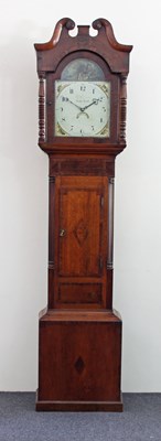 Lot 839 - An early 19th Century thirty-hour oak and...