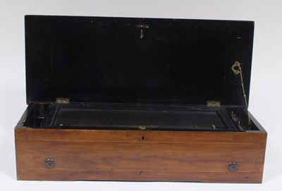 Lot 895 - A PVF Austrian musical box with 33cm cylinder...