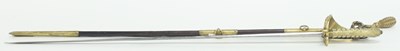 Lot 942 - A George VI naval officer's dress sword by...