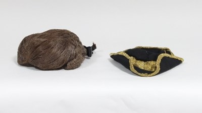 Lot 13 - A child's 18th/19th Century tricorn hat with a...