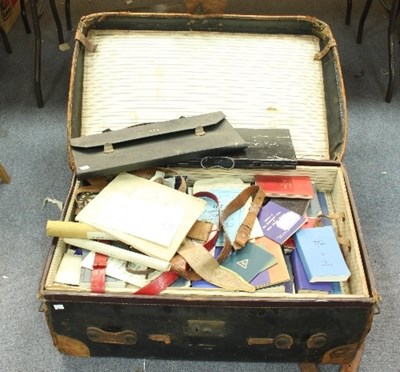 Lot 59 - A large quantity of Masonic items and regalia,...