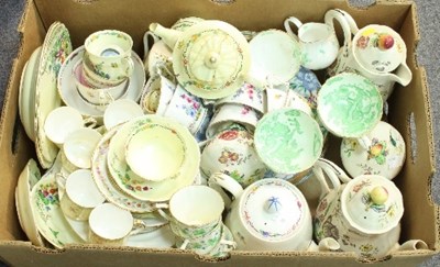 Lot 137 - A quantity of Crown Staffordshire Hollyhock...