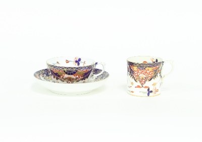 Lot 155 - A Derby trio circa 1810, comprising coffee cup,...