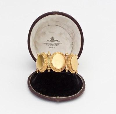 Lot 481 - A Victorian gold archaeological revival...