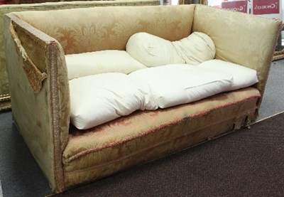 Lot 598 - A Knole type sofa, 168cm wide