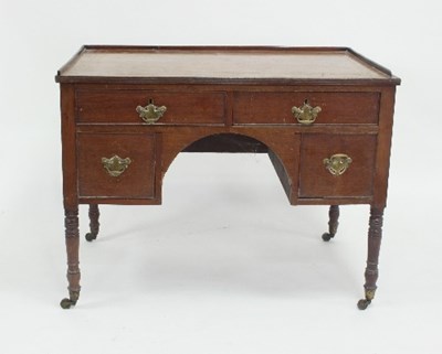 Lot 612 - A 19th Century mahogany dressing table with...