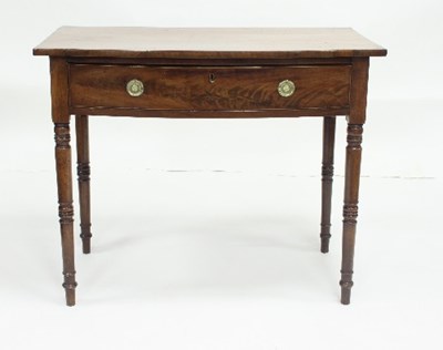 Lot 734 - A George IV mahogany bowfront side table...