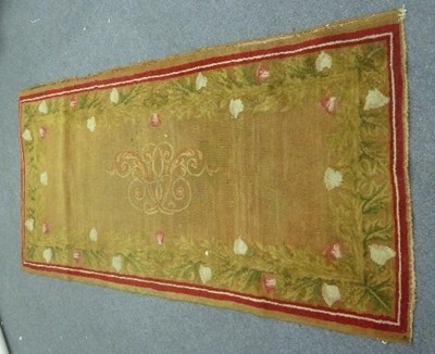 Lot 858 - A French Savonnerie rug, circa 1870, with...