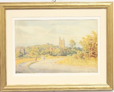 Lot 923 - A Kemp/Evening Stroll/signed lower...