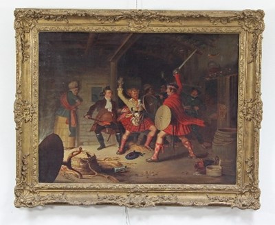 Lot 962 - Follower of Sir David Wilkie/The Fight at...