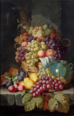 Lot 963 - Charles Thomas Bale/Still Life with Fruit/and...