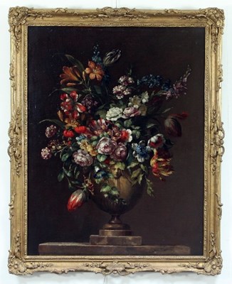 Lot 966 - Follower of J B Monnoyer/Still Life of Flowers...