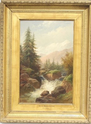 Lot 978 - G H Jenkins/On the Aar near Interlaken/oil on...