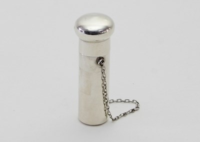 Lot 57 - A white metal atomiser, in a white metal case,...