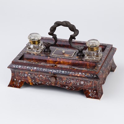 Lot 67 - An early 19th Century tortoiseshell and mother...