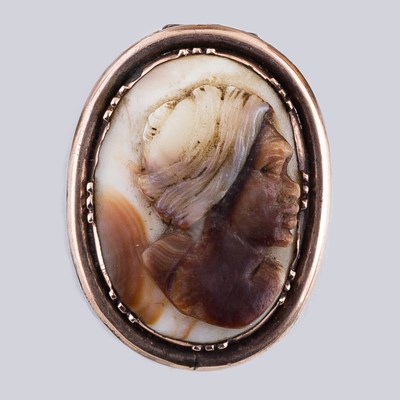 Lot 106 - An 18th Century hardstone cameo depicting a...