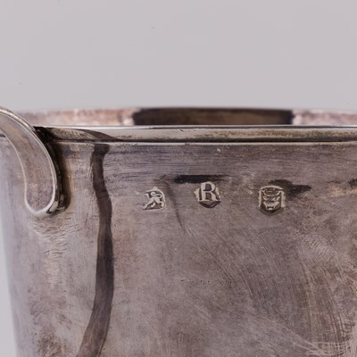 Lot 126 - A George II silver loving cup, maker's mark...