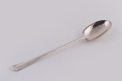 Lot 129 - A George II silver stuffing spoon, Edward Hall,...